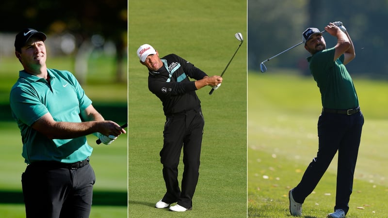 Sepp Straka, Alex Cejka und Stephan Jäger bei der Valspar Championship 2019. (Foto: Getty)