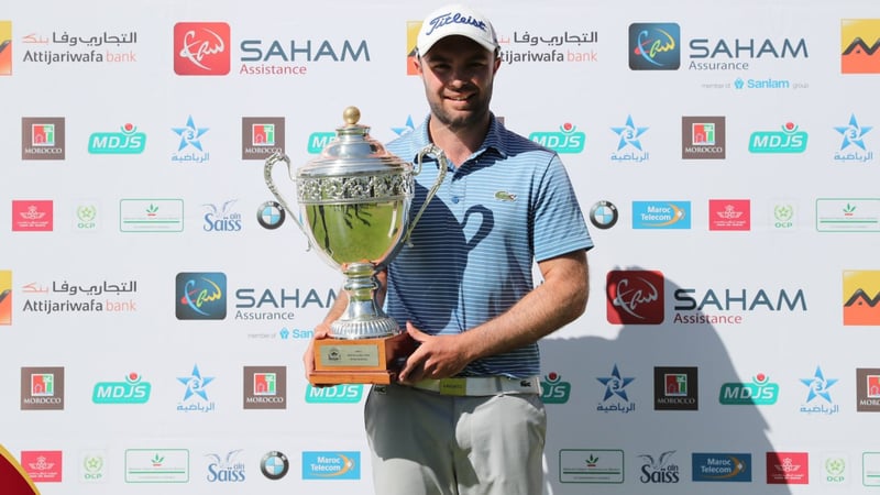 Edouard Dubois mit seinem ersten Titel seit acht Jahren. (Foto: Pro Golf Tour)