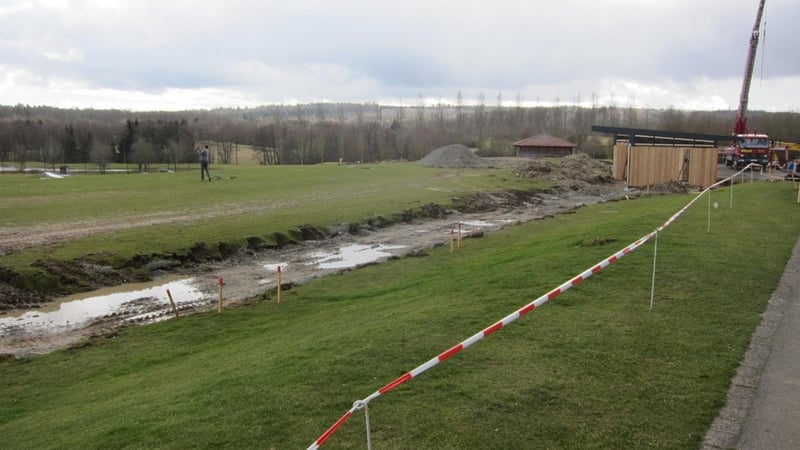 Bald ist es soweit! Der Umbau der Driving Range im GC Schönbuch nimmt langsam Formen an. (Bildquelle: GC Schönbuch)