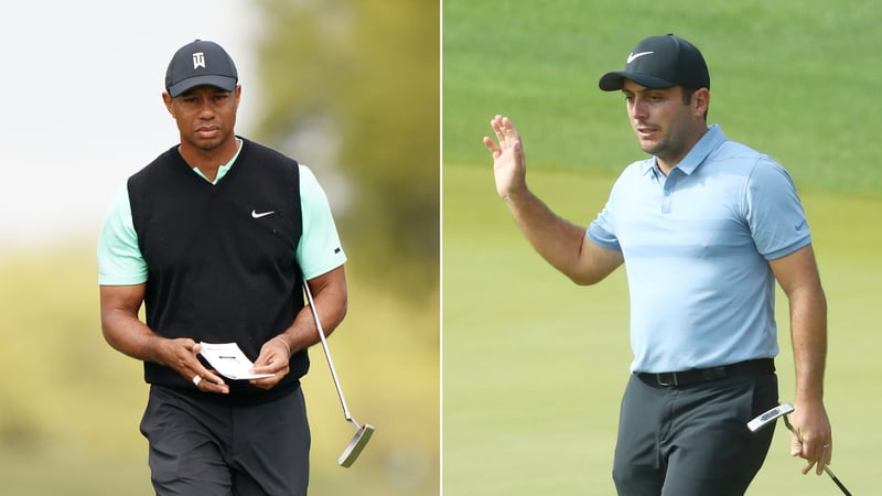 Tiger Woods muss bei der World Golf Championship 2019 eine Niederlagen einstecken, Francesco Molinari gewinnt sein Match. (Foto: Getty)
