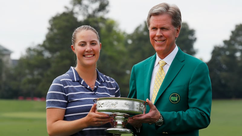 Jennifer Kupcho gewinnt die erste Augusta National Women's Amateur im Augusta National Golf Club. (Foto: Getty)