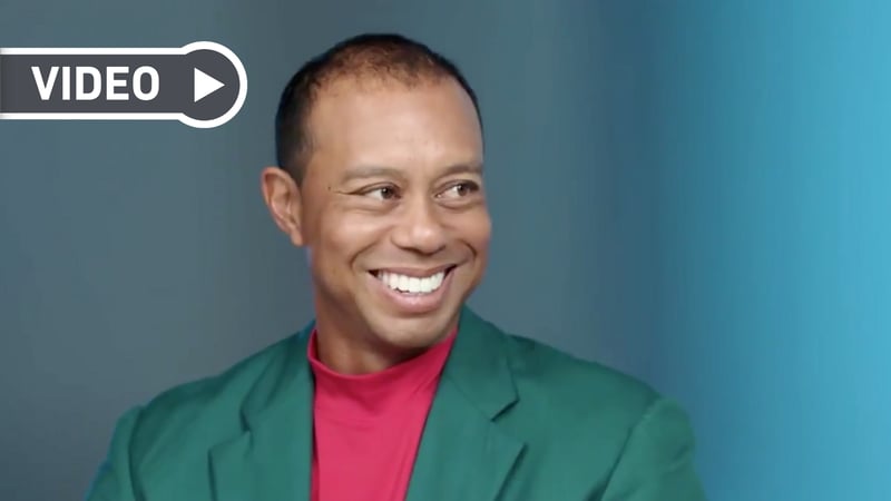 Tiger Woods - sein erstes Interview seit dem historischen Sieg beim Masters (Foto: Golf TV)