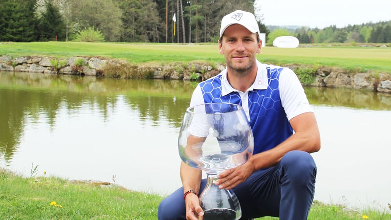 Jan Cafourek gewinnt die Haugschlag NÖ Open 2019. (Foto: Pro Golf Tour)