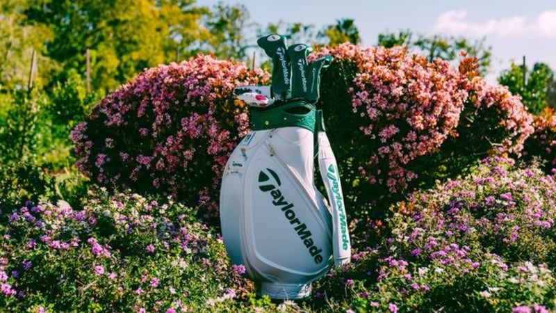 Alles wird bei TaylorMade auf das US Masters 2019 ausgelegt, sogar die Bags der Stars. (Foto: TaylorMade)