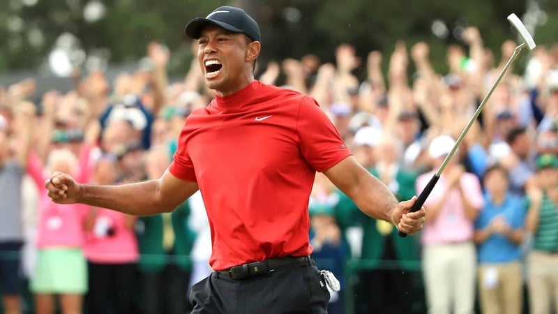 Tiger Woods schafft Historisches und sichert sich beim US Masters 2019 seinen 15. Major-Titel. (Foto: Getty)