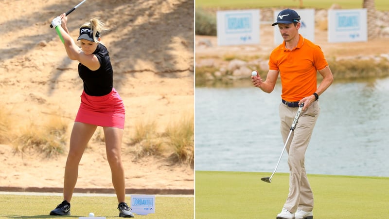 Laura Fünfstück wird beste Deutsche bei der Jordan Mix Open 2019, Daan Huizing sichert sich den Titel. (Foto: Getty und Twitter/@Challenge_Tour)