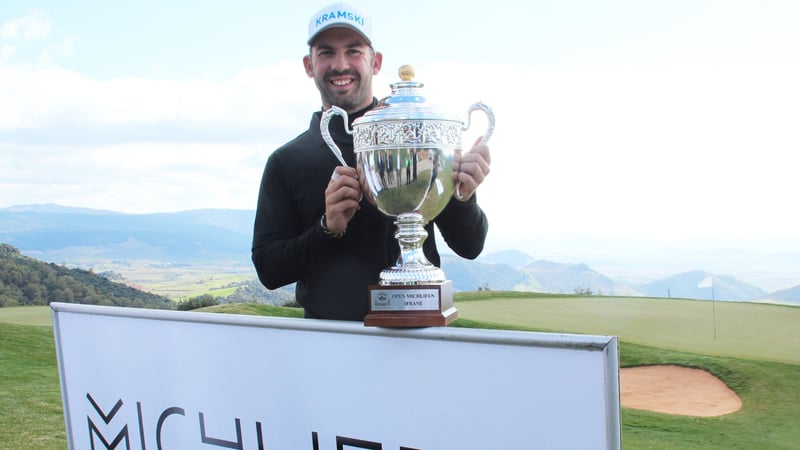 Allen John ist der strahlende Sieger der Open Michlifen auf der Pro Golf Tour 2019. (Foto: Pro Golf Tour)