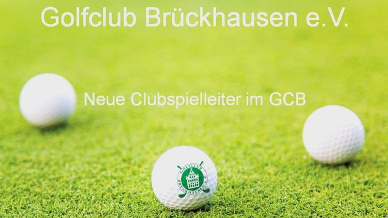 Die neuen Clubspielleiter des GC Brückhausen sind da. Herzlich Willkommen