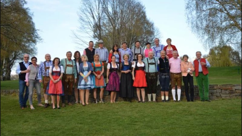 Der traditioneller Wiesenhof-Vierer fand dieses Jahr im Schneegestöber statt. (Bildquelle: GC Rhein-Sieg)