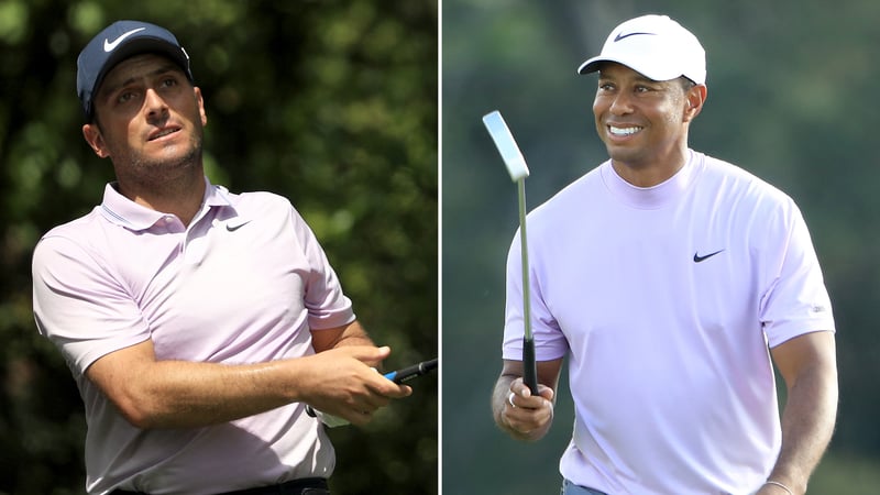 Francesco Molinari geht als Führender vor Tiger Woods in die Finalrunde des US Masters 2019. (Foto: Getty)