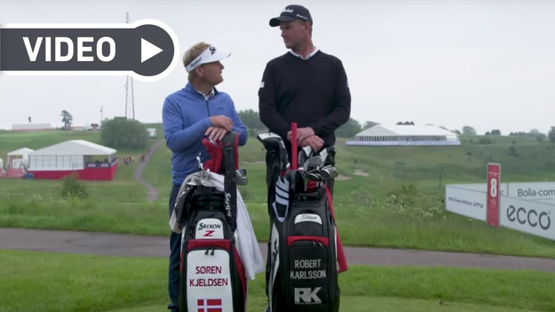 Sören Kjeldsen und Robert Karlsson im Duell. (Bildquelle: Screenshot/ Youtube)