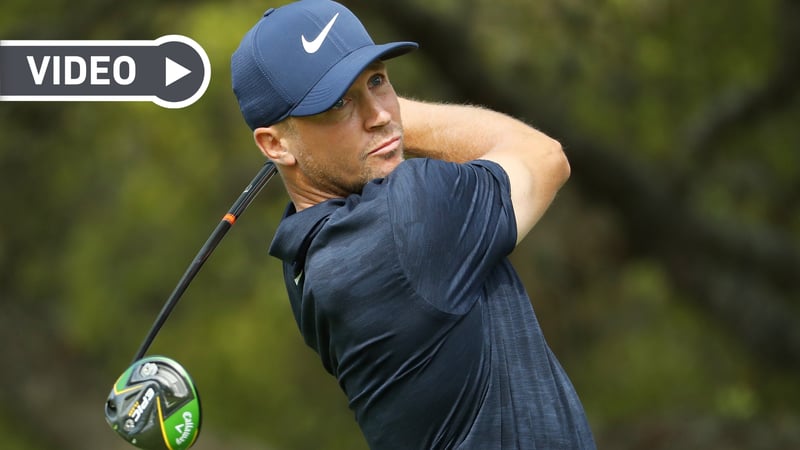 Der Schwede Alex Noren zeigt, wie man einen Fade spielt. (Bild: Getty)