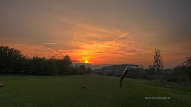 Sonnenuntergang beim GC Siegen-Olpe. (Foto: GC Siegen Olpe)