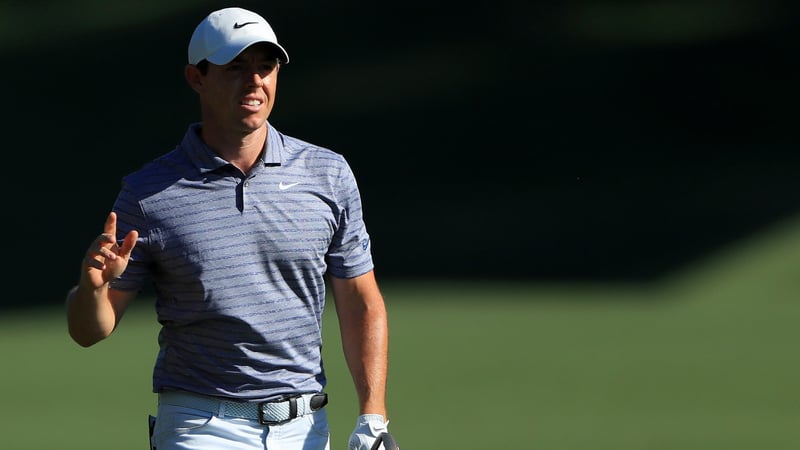 Rory McIlroy hat allen Grund sich zu freuen. Er liegt nach dem ersten Tag der Wells Fargo Championship auf Rang 1. (Foto: Getty)