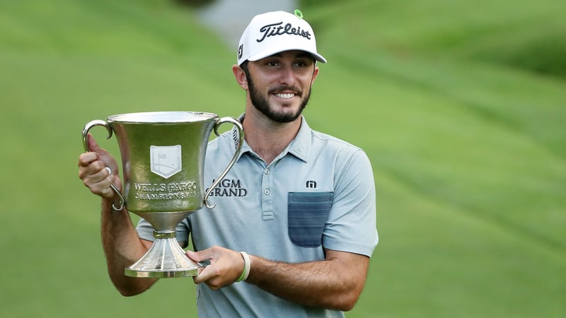 Max Homa gewinnt die Wells Fargo Championship auf der PGA Tour. (Foto: Getty)