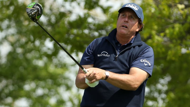 Mickelson spielt den Callaway Epic Flash Driver und hat in dieser Woche gleich zwei Varianten davon im Bag. (Foto: Getty)