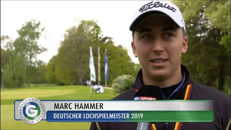 Marc Hammer vom GC Mannheim Viernheim ist Deutscher Lochspielmeister! (Bild: GC Mannheim Viernheim)