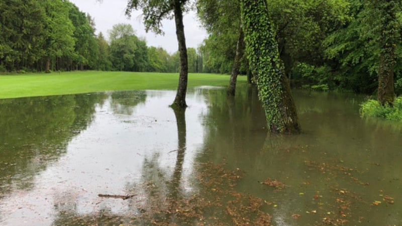 Unwetterschäden im Golf-Club Feldafing e.V. (Bild: GC Feldafing)