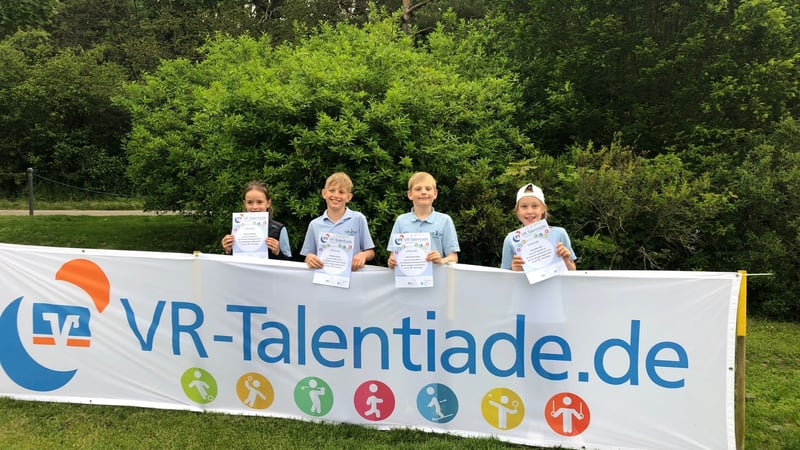 Johannesthaler Jugend bei der VR Talentiade in Pforzheim. (Bild: GC Johannesthal)