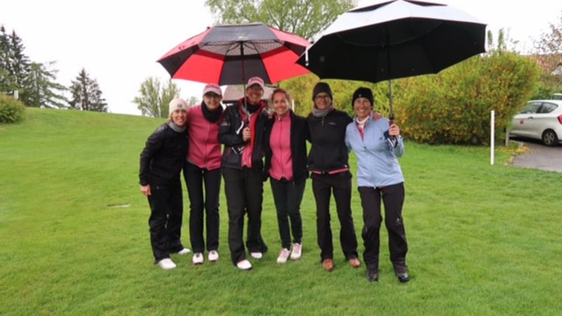 v.l.n.r. Fiona Lorenz, Gabriele Becker, Simone Schiessl, Beate Schaffner,Barbara Hipp, Tine Grün. (Bild: GC Wörthsee)