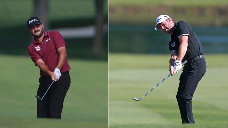 Stephan Jäger und Alex Cejka vertreten die deutsche Flagge bei der Rocket Mortgage Classic in Detroit. (Bildquelle: Getty)