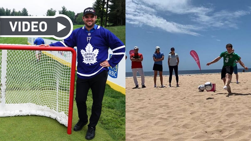 Sportliche Herausforderungen auf der PGA Tour und der European Tour. (Fotos: Twitter.com/@PGATour & @EuropeanTour)