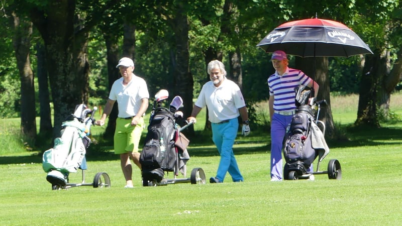 Die Teilnehmer hatten sichtlich Spaß. (Foto: Golf-Club Schloss Klingenburg)