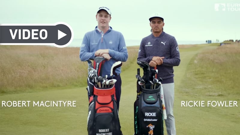 Robert MacIntyre gegen Rickie Fowler heißt es bei der British-Open-Edition der 14 Club Challenge. (Foto: Screenshot YouTube)