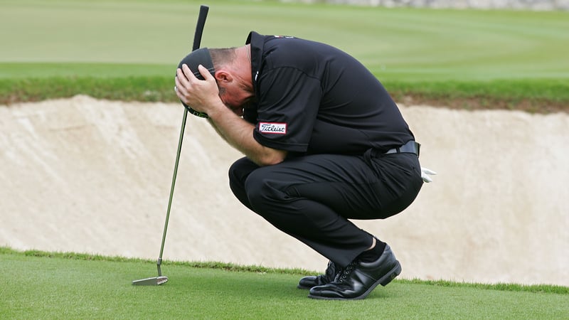 Verzweiflung und Golf - nicht nur das Spiel selbst, auch Golfbücher können einen zur Verzweiflung bringen.