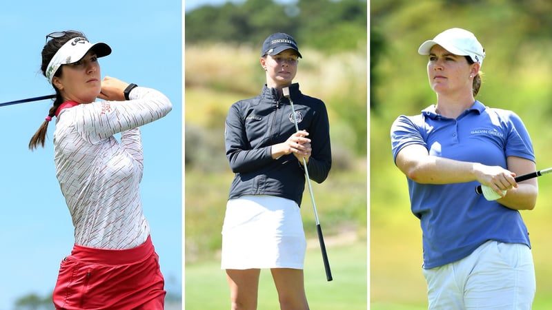 Sandra Gal, Esther Henseleit und Caroline Masson starten über Par in die Evian Championship. (Foto: Getty)