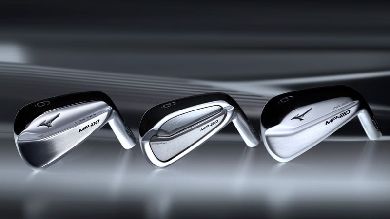 Beauty in Chrome - die Mizuno MP-20 Eisen in gewohnter beeindruckender Optik. (Foto: Mizuno)