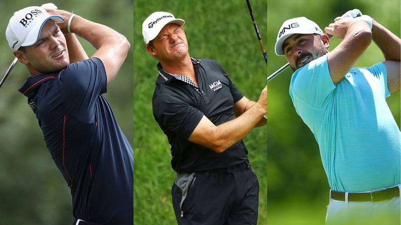 Martin Kaymer (l.), Alex Cejka (mitte) und Stephan Jäger auf der PGA Tour. (Foto: Getty)