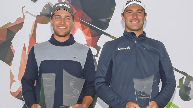 Hubert Tisserand und Florian Fritsch überzeugen auf der Pro Golf Tour. (Foto: GolfsupportNL)