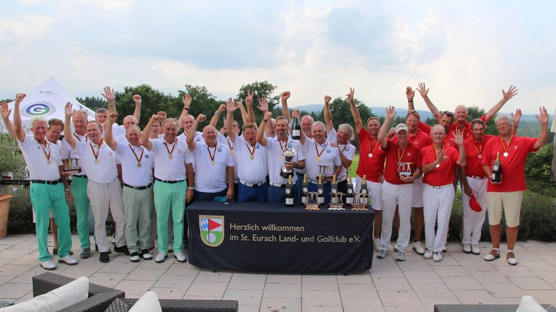 Bei der DMM AK 50 der Herren verteidigt der Bochumer GC seinen Titel. (Foto: St. Eurach Land- und Golfclub)