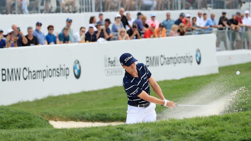 Bei den FedExCup-Playoffs der PGA Tour übernimmt Justin Thomas die Spitze bei der BMW Championship 2019. (Foto: Getty)