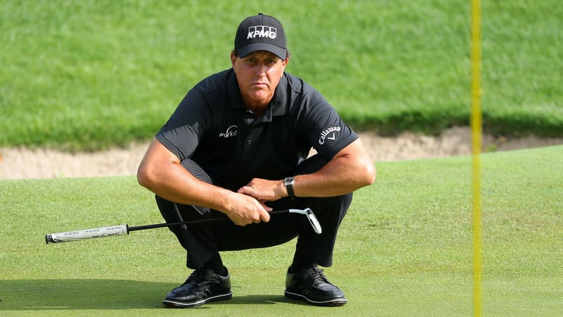 Phil Mickelson hat beinahe seine Tee Time in Medinah verpasst. (Foto: Getty)