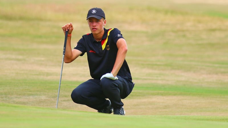 Tiger Christensen vom Hamburger GC gehört in der AK 16 mit zu den Favoriten. (Foto: DGV/stebl)