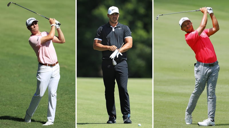 Nach Runde 1 der TOUR Championship in Führung liegend: Justin Thomas, Brooks Koepka und Xander Schauffele. (Foto: Getty)