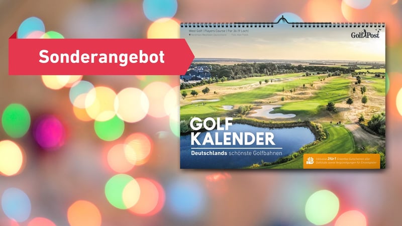 30% sparen: Jetzt Golfkalender kaufen und die schönsten Plätze in Deutschland spielen!
