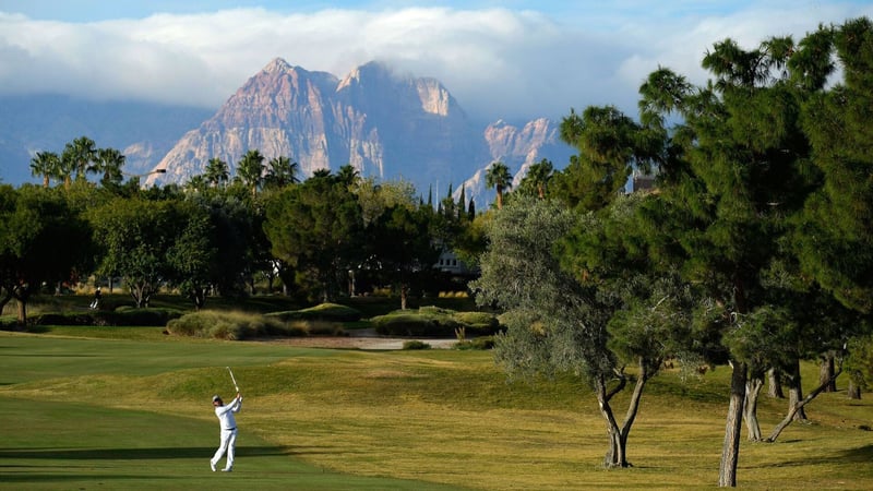 In diesem tollen und beeindruckenden Ambiente werden die PGA-Tour-Profis in dieser Woche abschlagen. (Foto: Getty)