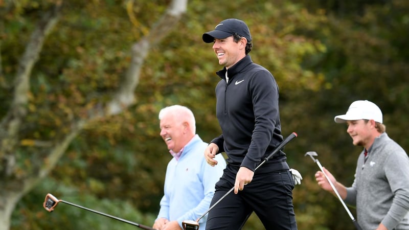 Rory McIlroy an der Seite seines Vaters bei der Alfred Dunhill Links Championship der European Tour. (Foto: Getty)