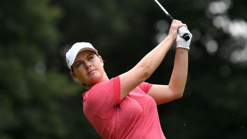 Caroline Masson in guter Position bei der Indy Women in Tech Championship 2019 der LPGA Tour. (Foto: Getty)