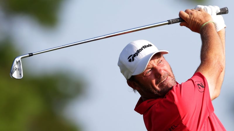 Alex Cejka beim Military Tribute at The Greenbrier der PGA Tour. Die Tee Times. (Foto: Getty)