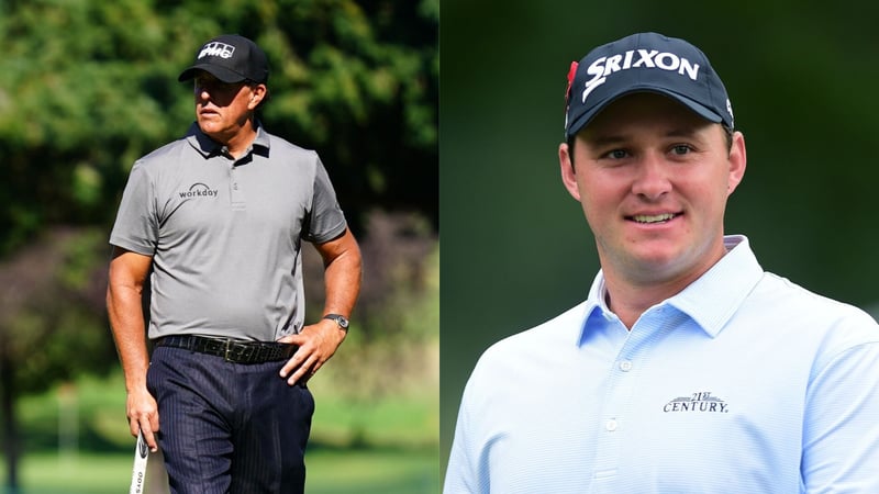 Phil Mickelson und Sepp Straka bei der Safeway Open 2019 der PGA Tour. (Foto: Getty)