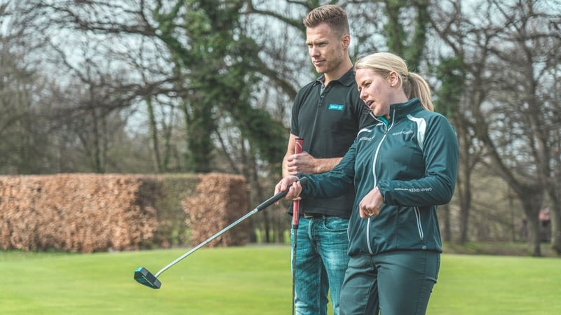 Markus Rehm und Caroline Mohr haben eines gemeinsam: Beide tragen eine Beinprothese. (Foto: Allianz)