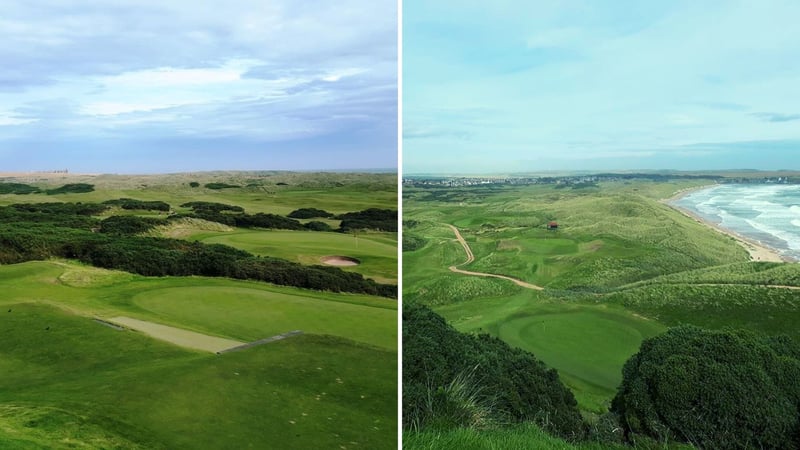 Ein Blick über den Golfcourse Cruden Bay in Schottland. (Foto: Rainer Veith)