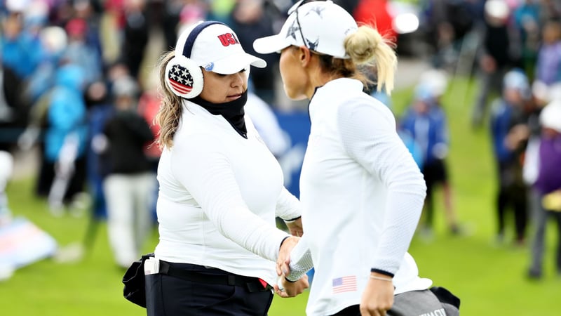 Nach den Nachmittags-Fourballs holt Team USA den Rückstand vom Vortag auf. (Foto: Getty)