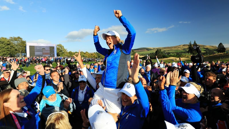 Team Europa kämpft bis zur letzten Sekunde im Solheim Cup 2019 und holt sich den Titel. (Foto: Getty)