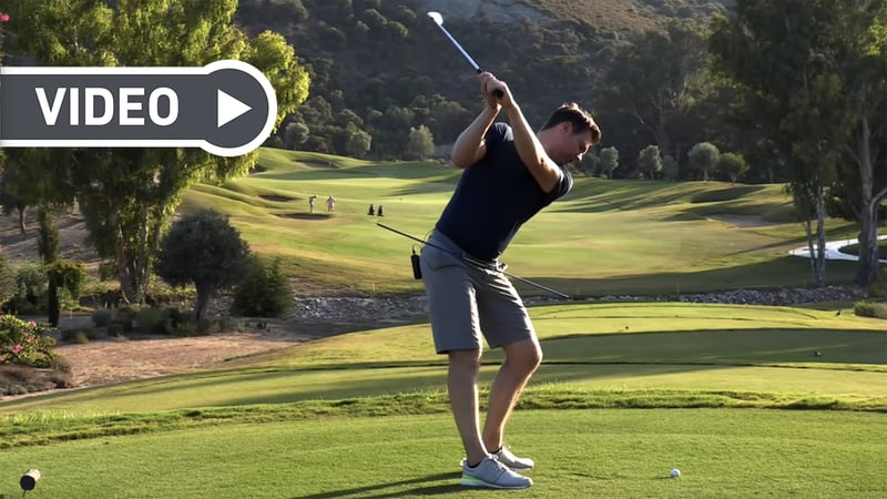 Lukas Eisinger von Birdietrain hilft Ihnen beim Golftraining. (Foto: Screenshot YouTube)