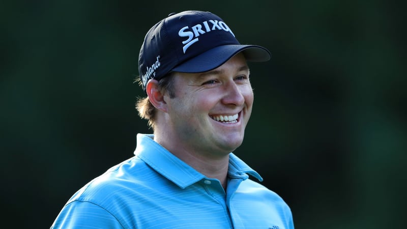 Sepp Straka hat auch nach der zweiten Runde der Houston Open auf der PGA Tour gut lachen. (Bildquelle: Getty)